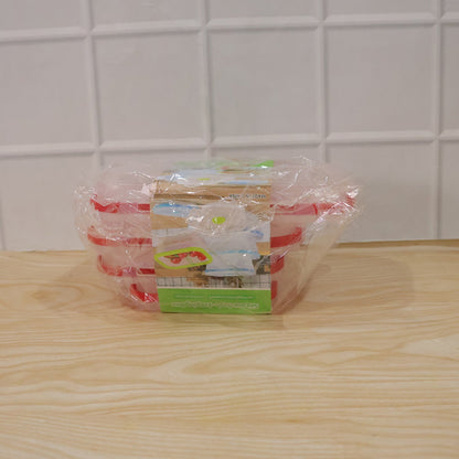 Collapsible Food Storage Container Set Airtight Foldable Lunch Box (4 Pc Set)