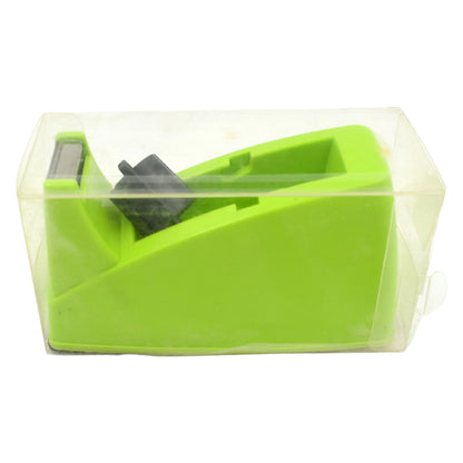 Wukusy plastic tape dispenser cutter for home office use, with a compact design for stationary and packaging tape.