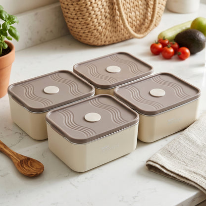 Wukusy insulated tiffin lunch box keeps food warm or cool, featuring a compact design with secure lid for daily meals.