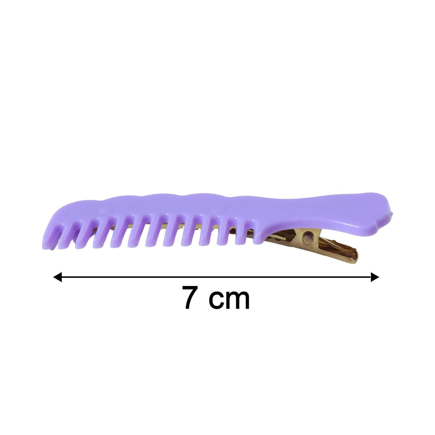 Wukusy comb-shaped hair clips set for girls and women, featuring four stylish hair pins with decorative design.