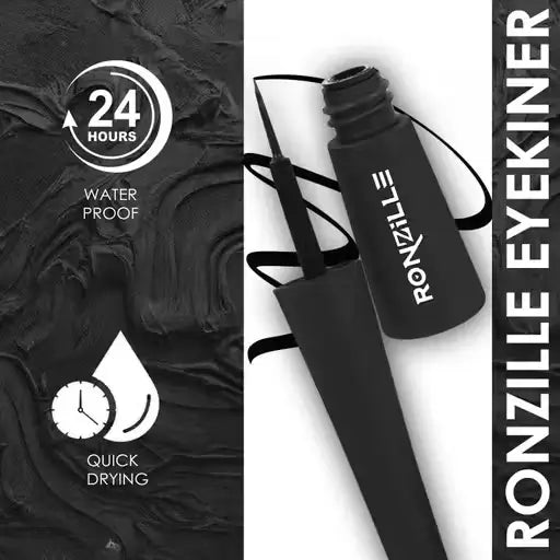Ekom liquid matte eyeliner set with waterproof, long-lasting formulas, featuring multiple shades in sleek packaging.