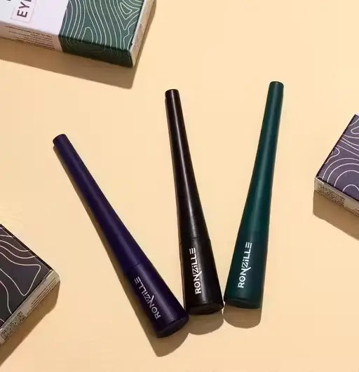 Ekom Liquid Matte Eyeliner Set with waterproof, long-lasting formula, featuring multiple shades in sleek packaging.