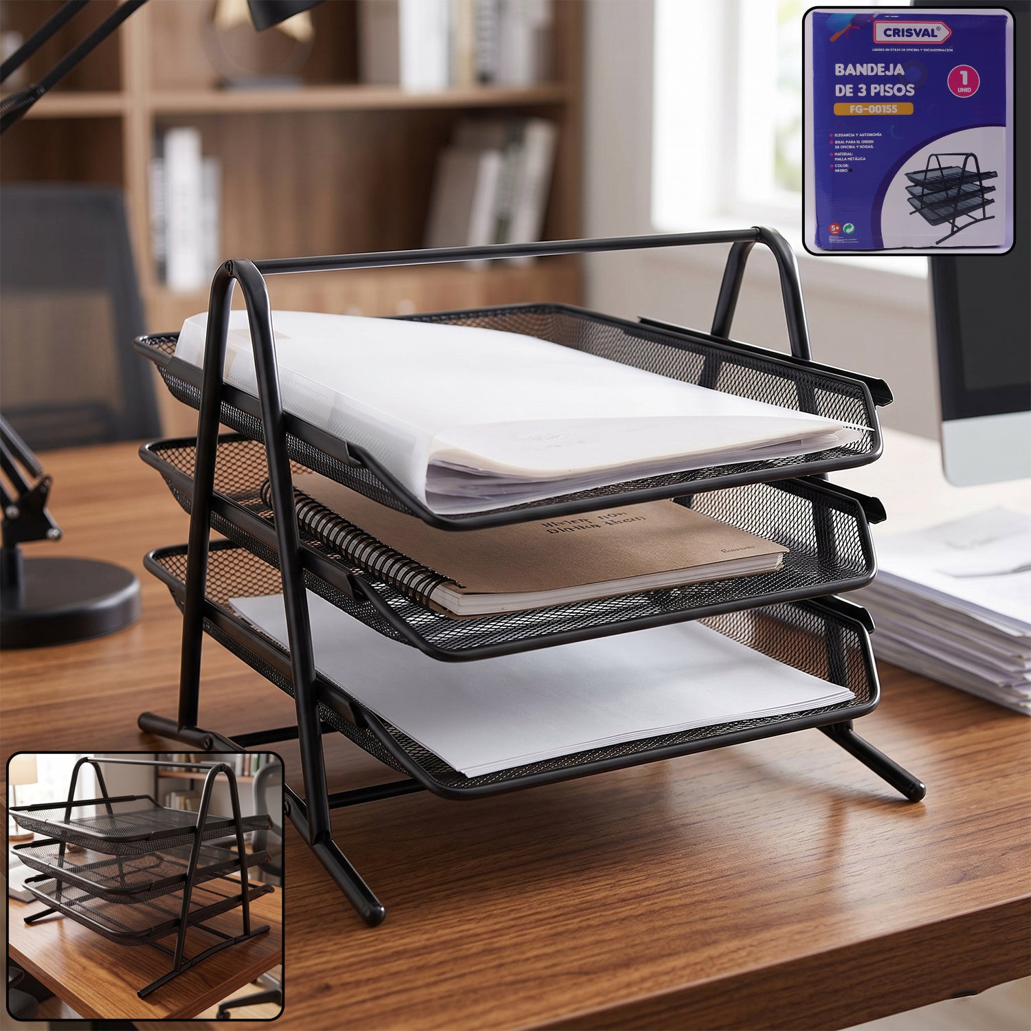 Wukusy heavy-duty metal 3-tier multi rack stand with durable construction for organized storage and versatile kitchen or garage use.