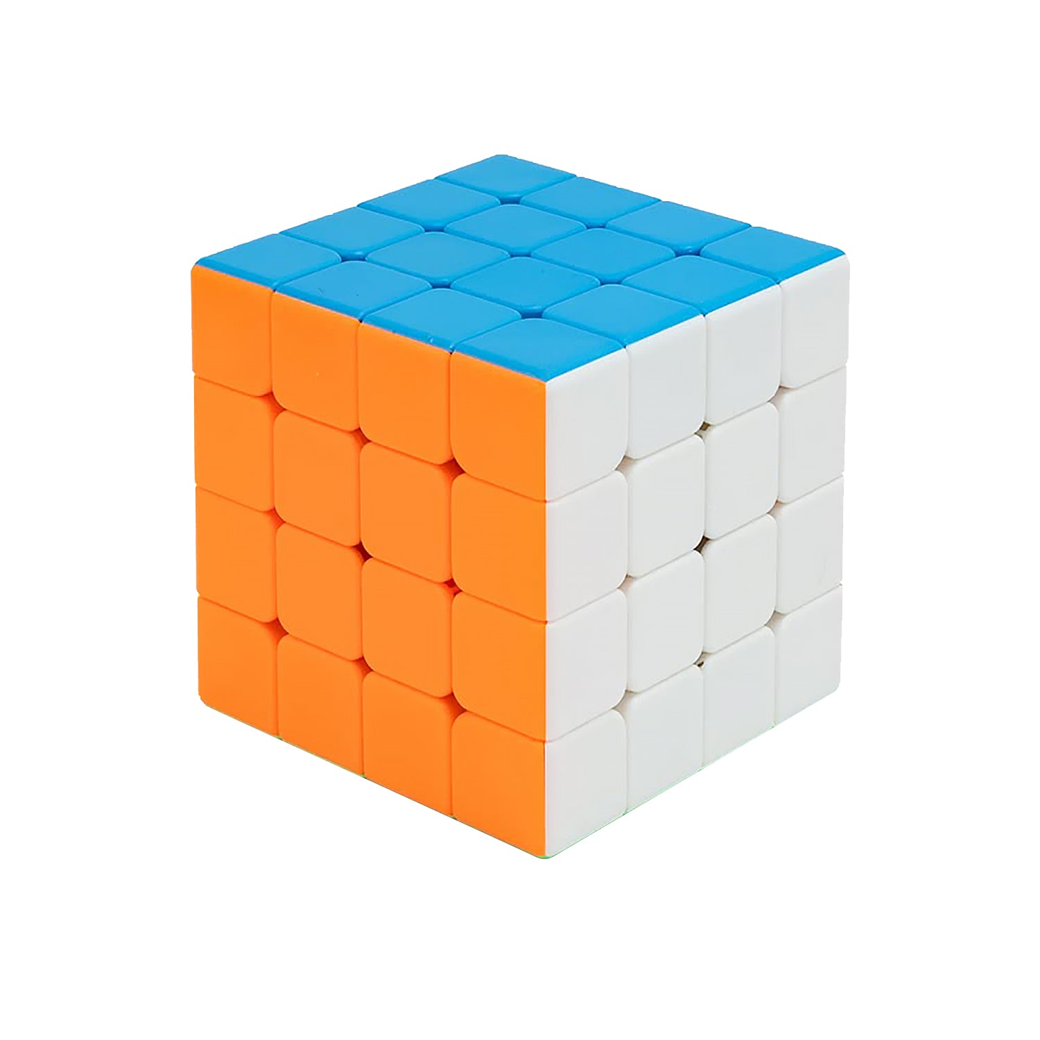Wukusy 1975 Small Puzzles Cubes 444 high-speed stickerless magic cube toy for kids and professionals, colorful and smooth-turning.