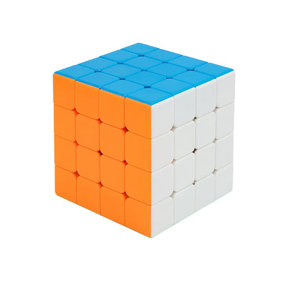 Wukusy 1975 Small Puzzles Cubes 444 high-speed stickerless magic cube toy for kids and professionals, colorful and smooth-turning.