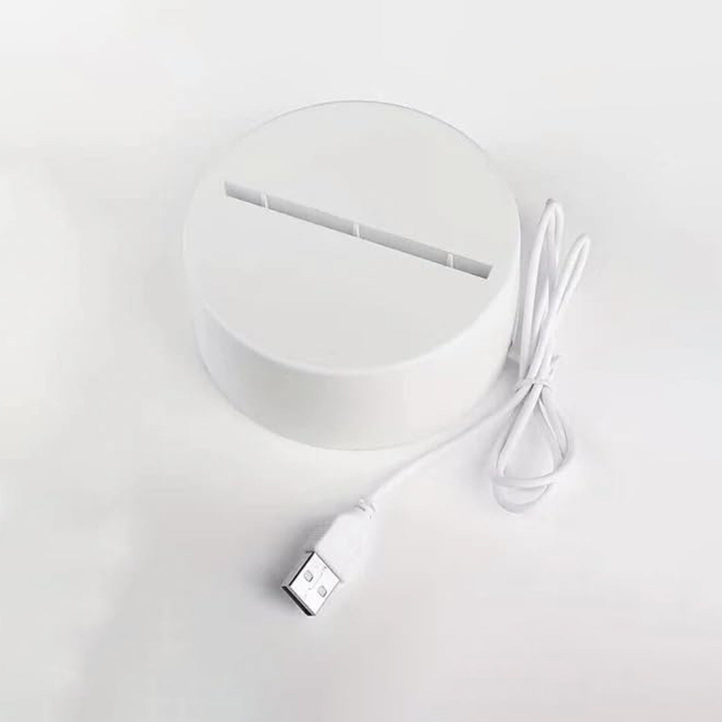 Wukusy LED acrylic message board night lamp used as modern home decor with illuminated message display.