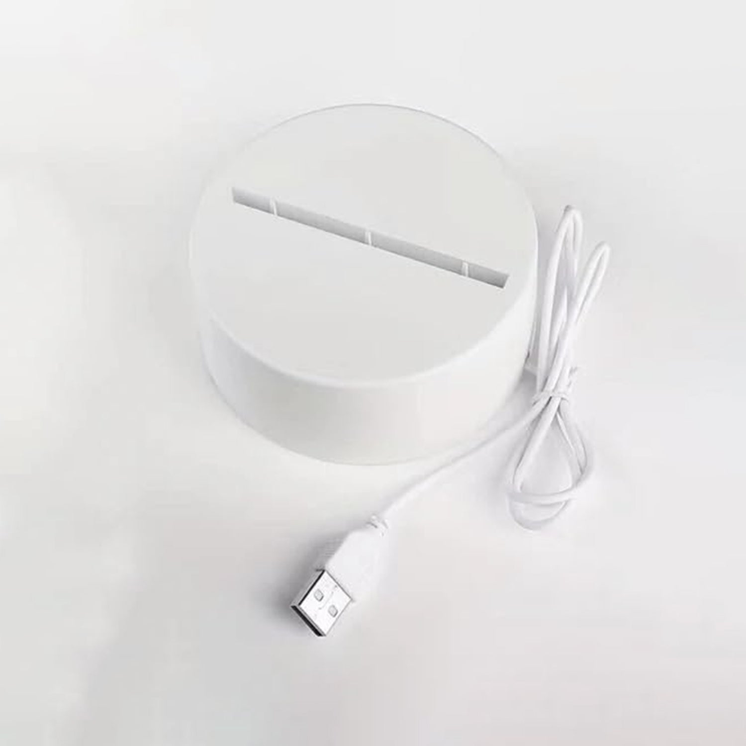 Wukusy LED acrylic message board night lamp used as modern home decor with illuminated message display.