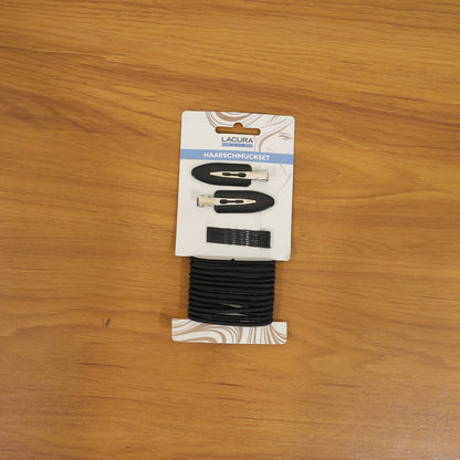 Wukusy multipurpose hair accessories combo set including hair clips, elastic bands, and bobby pins for versatile styling.