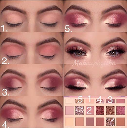 Drpshippr 18-color eyeshadow palette with vibrant shades for eye makeup, featuring a variety of matte and shimmer finishes.