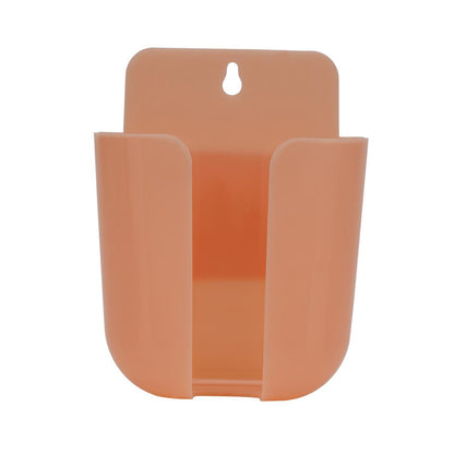 Multicolour wall-mounted storage box by Wukusy for remote and small mobile accessories organization.