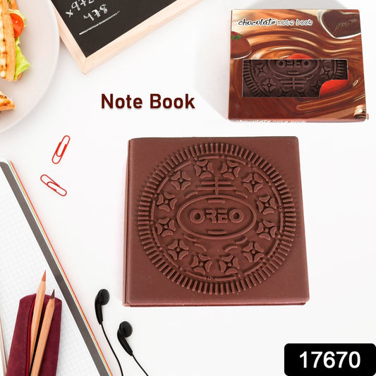 Wukusy Chocolate Diarynotebook with 80 pages, featuring a chocolate scent, used as a writing practice or early learning copybook.