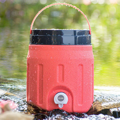 Wukusy 4 L insulated water jug for home improvement, showing the sleek stainless steel design and secure lid for water storage.