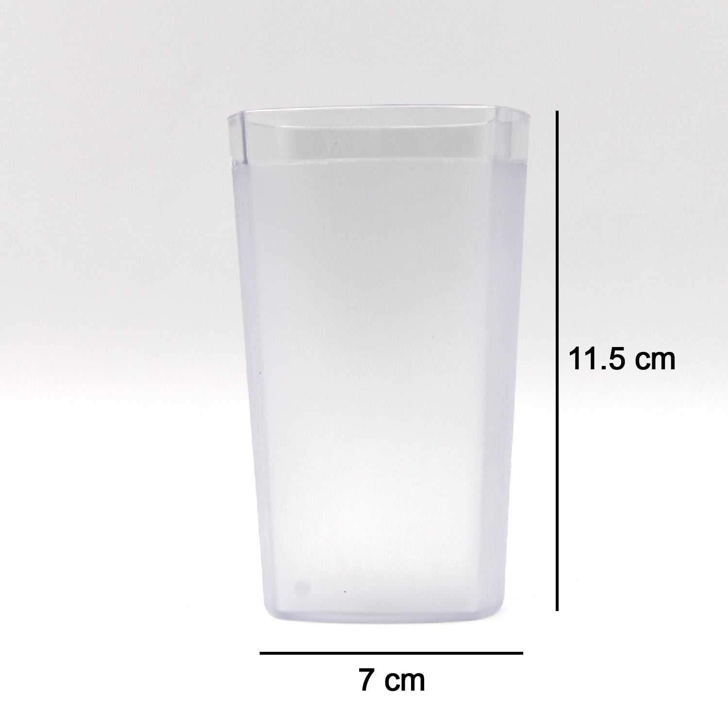 Six Wukusy Ganesh Decent Glasses, 350ml set, clear glass with Ganesh illustration, perfect for traditional or decorative use.