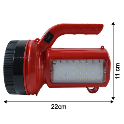 Wukusy Omega 200W high power LED laser torch light with side emergency panel, black handheld flashlight with adjustable focus
