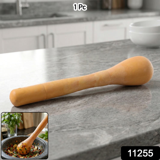 Wukusy manual masher grinder tool for kitchen use, featuring a sturdy handle and grinding plate for mashing vegetables or fruits.