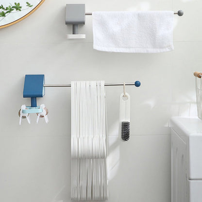 Wukusy kitchen utensil holder hooks with self-adhesive design, mounted on a wall to organize kitchen tools and utensils efficiently.