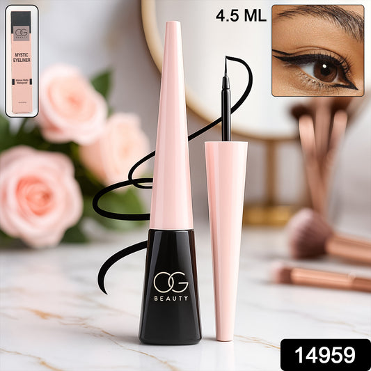 Wukusy Og Beauty Mystic Eyeliner in 4.5ml, featuring a sleek black liquid eyeliner pen with precise applicator tip.