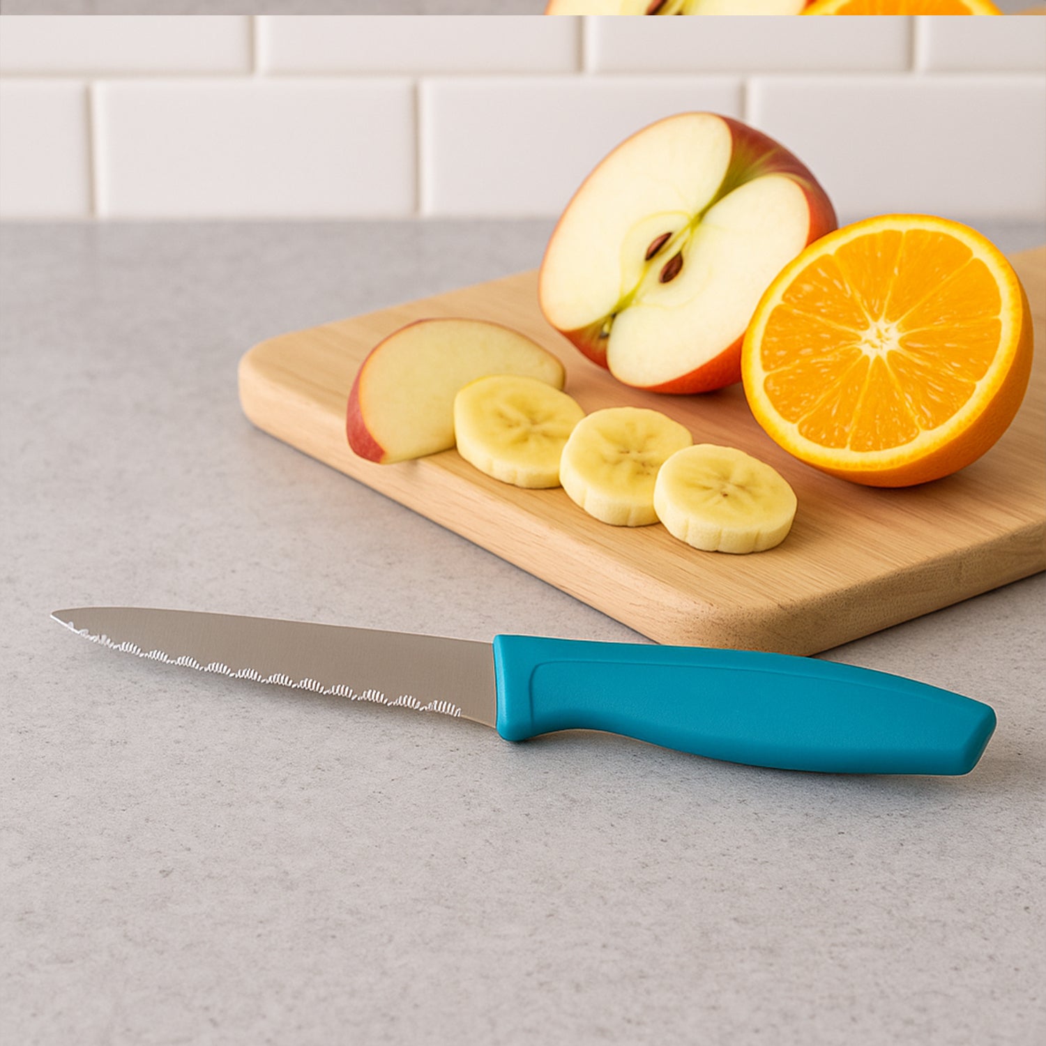 Wukusy Supermom premium stainless steel paring knife for kitchen use, with a sharp blade and ergonomic handle.