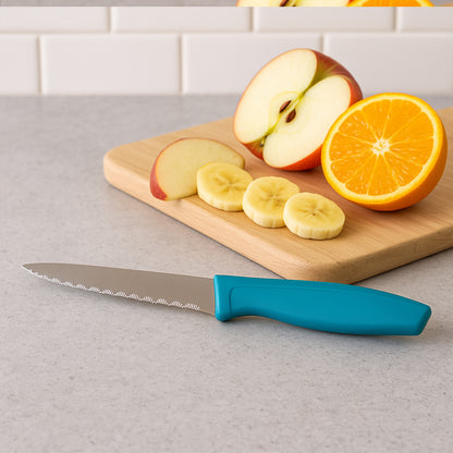 Wukusy Supermom premium stainless steel paring knife for kitchen use, with a sharp blade and ergonomic handle.