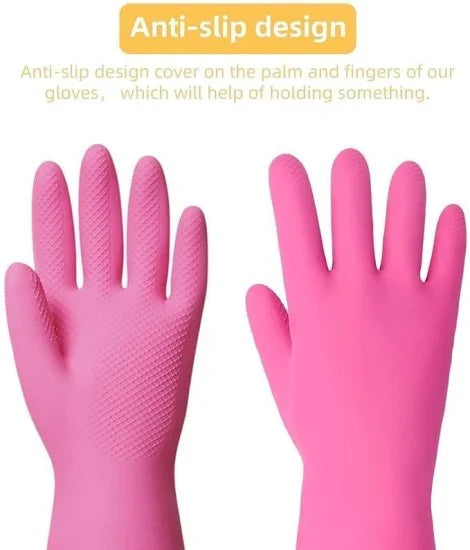 FIZZI SHOP long hand gloves in black fabric, extending past the wrists for full arm coverage and stylish protection.