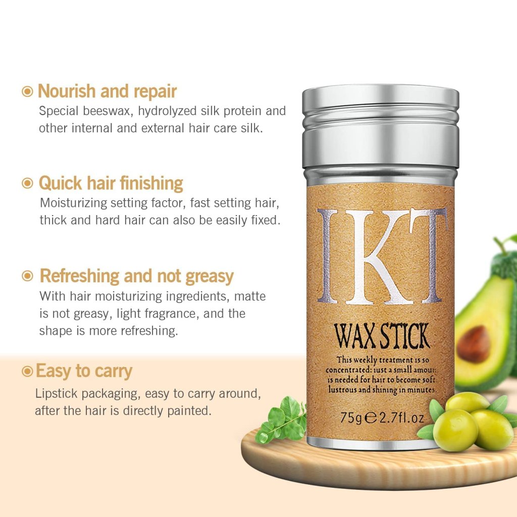 FIZZI SHOP JK SIDHU wax stick with smooth, natural finish, shown in a close-up image highlighting the product's texture and branding.