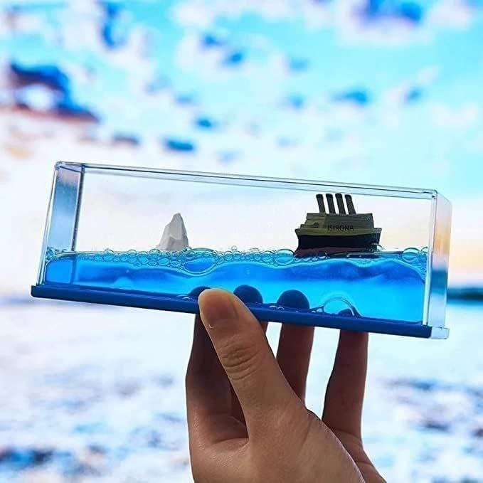 Decorative Titanic ship model by FIZZI SHOP JK SIDHU, detailed replica with intricate design, perfect for nautical decor.