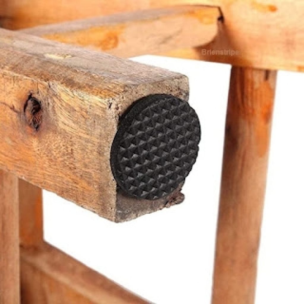 Set of 30 round chair leg pads from FIZZI SHOP, protective rubber covers for furniture legs on hardwood and tile floors.