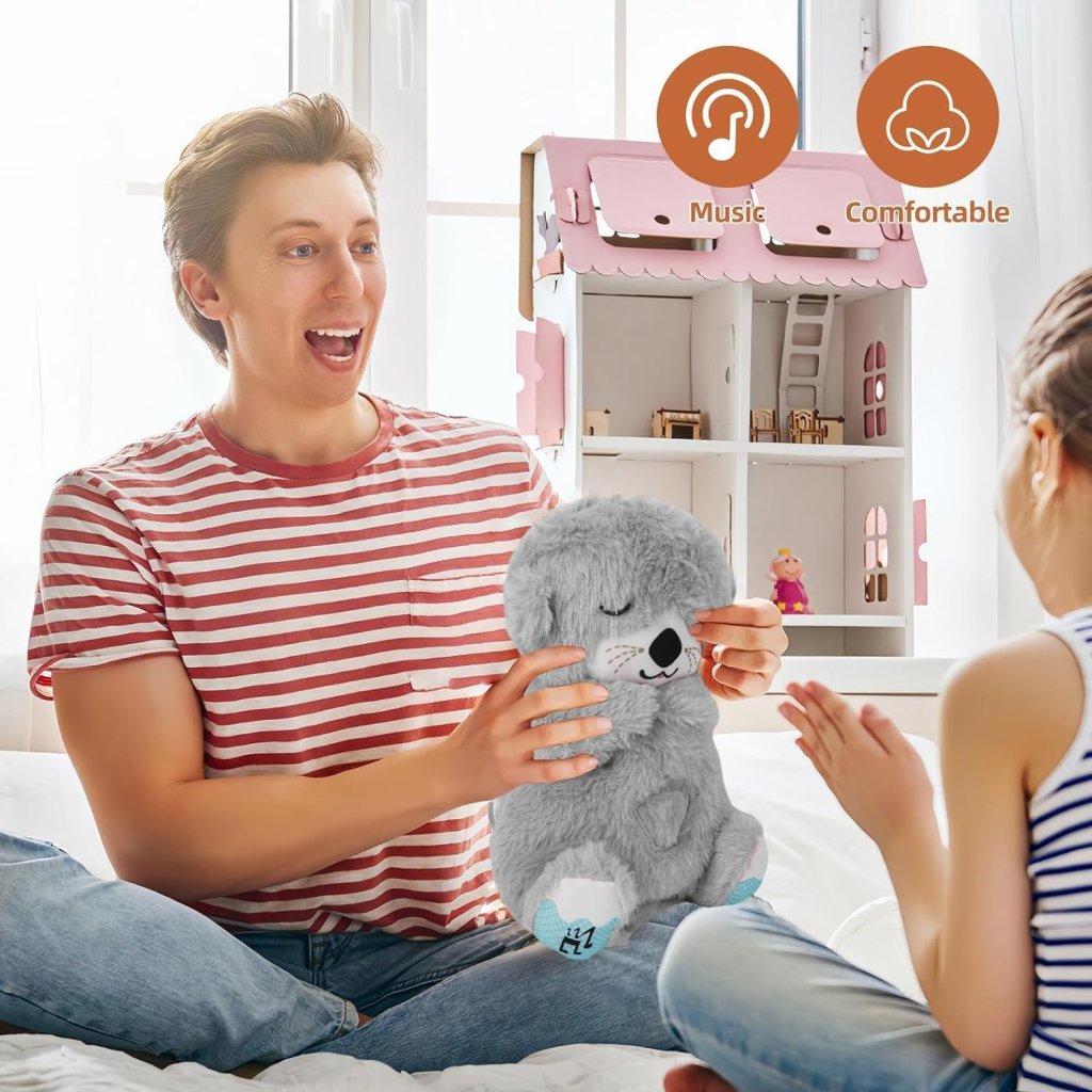FIZZI SHOP JK SIDHU breathing teddy bear toy with soft, plush fabric and realistic breathing motion for comfort and play.
