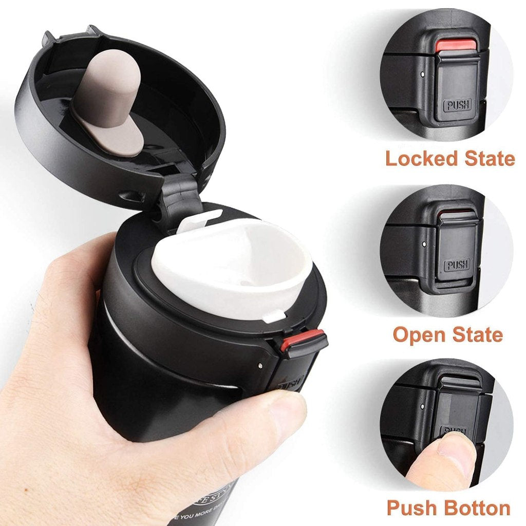 FIZZI SHOP 500ml coffee mug with a sleek design, perfect for hot beverages and daily use.