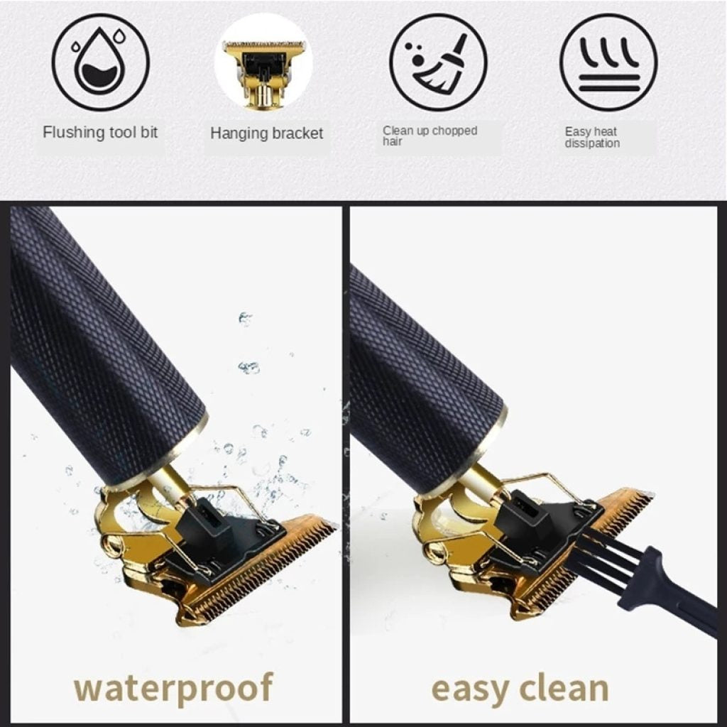 FIZZI SHOP Buddha Hair Trimmer made of durable plastic with intricate Buddha design, perfect for grooming and styling.