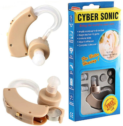 FIZZI SHOP Cyber Sonic Hearing Machine with adjustable settings and sleek design, designed to improve hearing clarity.
