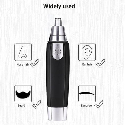 FIZZI SHOP nose and ear hair trimmer with stainless steel blades and ergonomic design for easy grooming.