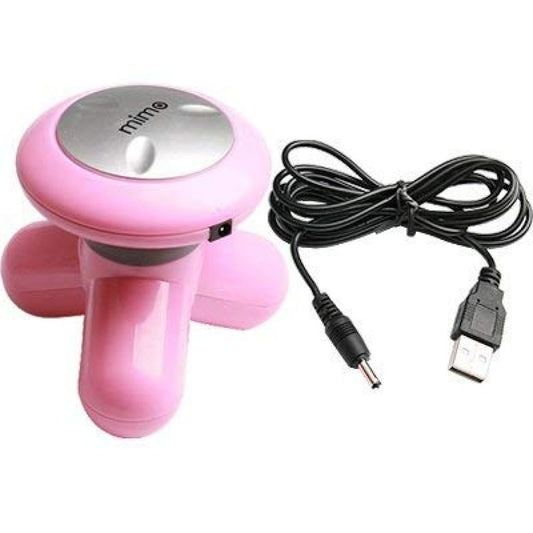 FIZZI SHOP JK SIDHU Mimo Massager showing compact handheld device with control buttons and textured surface for massage therapy