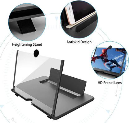 FIZZI SHOP JK SIDHU 3D Video Amplifier with 8-inch screen showcasing colorful 3D visuals and electronic components.