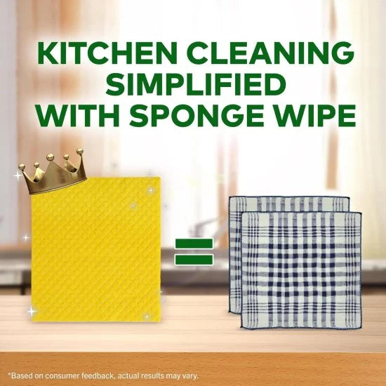 Set of five cellulose cleaning sponges by FIZZI SHOP, showing soft, scrubbing surfaces for kitchen or household cleaning.