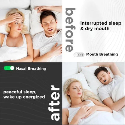 30 pcs FIZZI SHOP anti-snore mouth tape strips for mouth taping to reduce snoring and improve sleep quality.