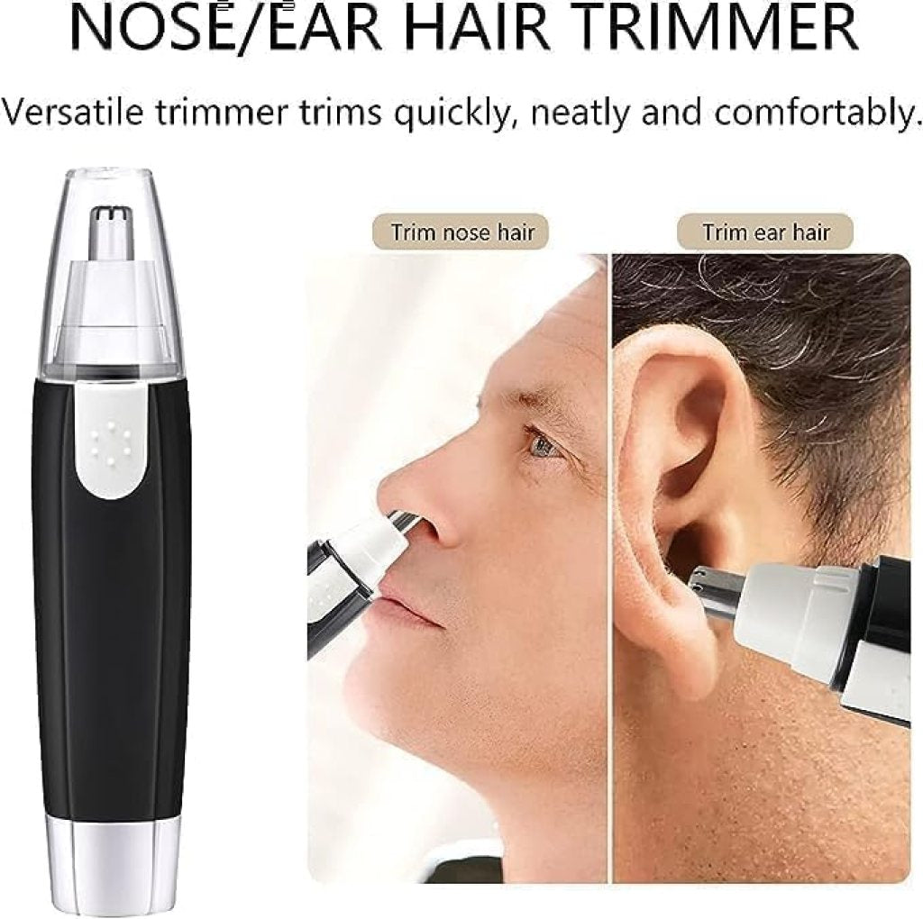 FIZZI SHOP nose and ear hair trimmer with precision blades, compact design, suitable for grooming nose and ear hair.