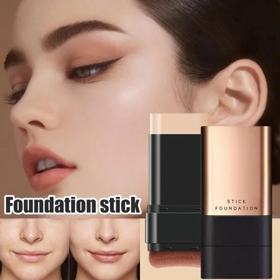 FIZZI SHOP 2-in-1 makeup foundation stick with blendable formula and sleek packaging, designed for easy, versatile application.