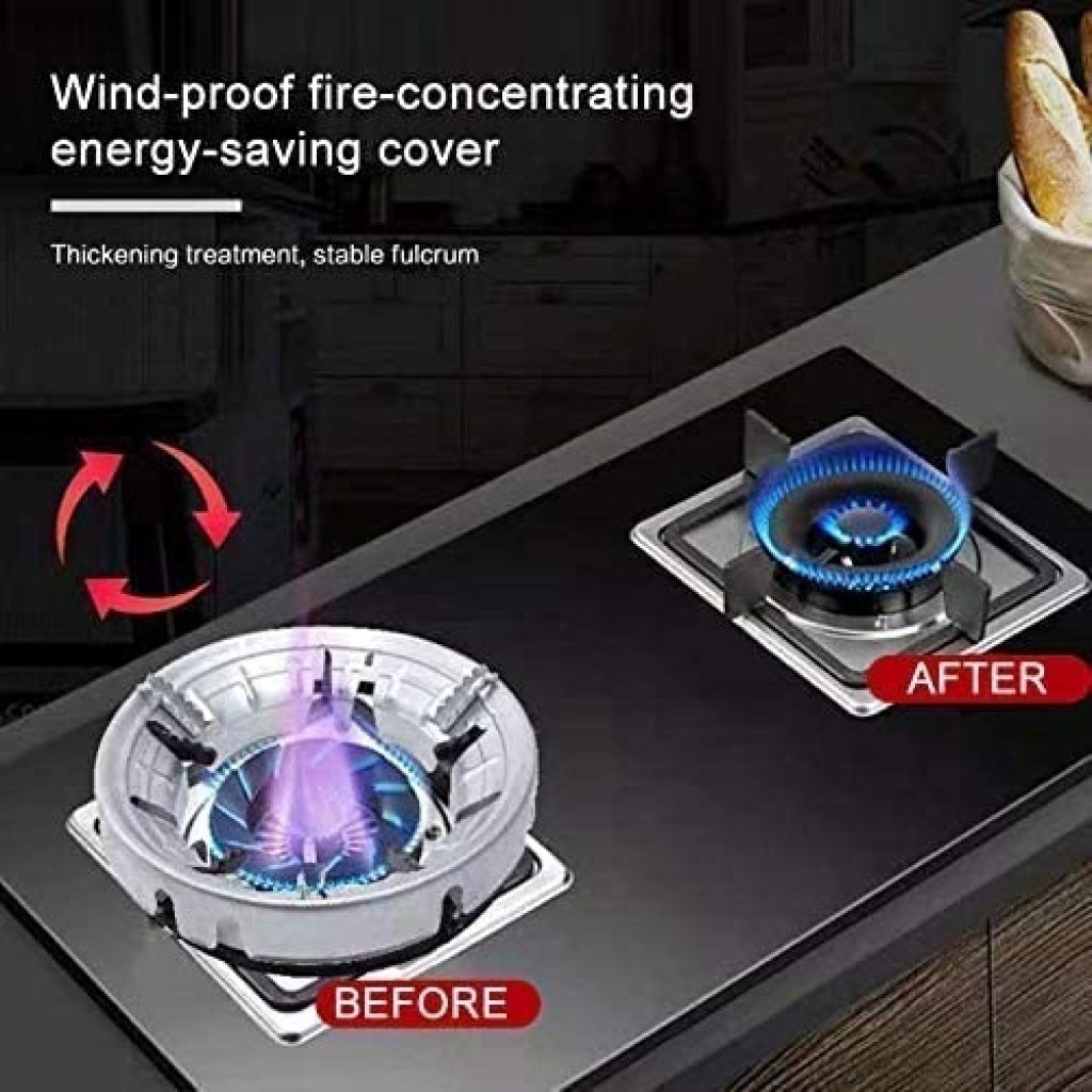 FIZZI SHOP Gas Saver Stove Protector Stand with non-slip surface and easy-to-clean design for kitchen safety and convenience