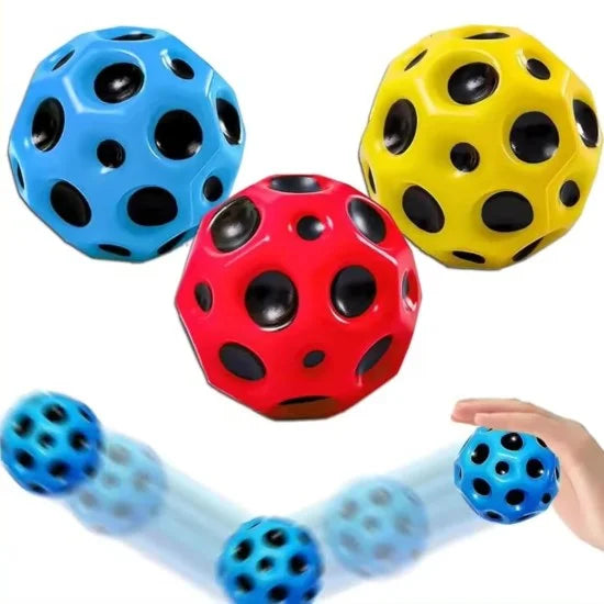 FIZZI SHOP Moon Space Ball featuring a celestial design, round shape, and vibrant colors for fun space-themed decor or play.