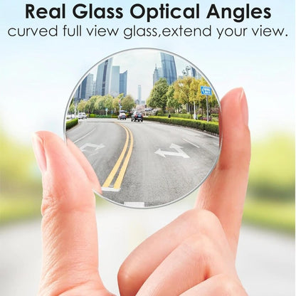 FIZZI SHOP JK SIDHU car blind spot mirror attached to vehicle side mirror for improved visibility and safety.