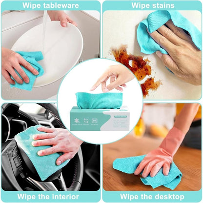 Set of 20 microfiber cleaning wipes from FIZZI SHOP JK SIDHU, soft and reusable for cleaning screens and surfaces.
