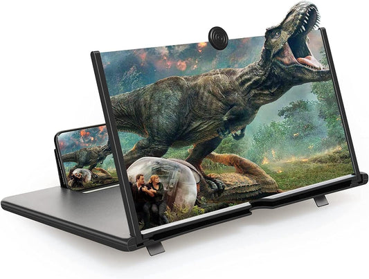 FIZZI SHOP JK SIDHU 3D Video Amplifier, 8-inch display with vibrant visuals and clear audio output.