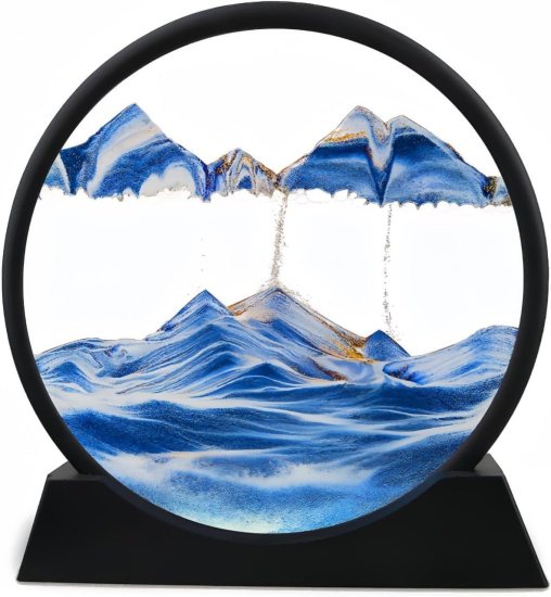 Quick Sand Art painting by FIZZI SHOP JK SIDHU featuring colorful, textured sand art with intricate patterns and vibrant hues.