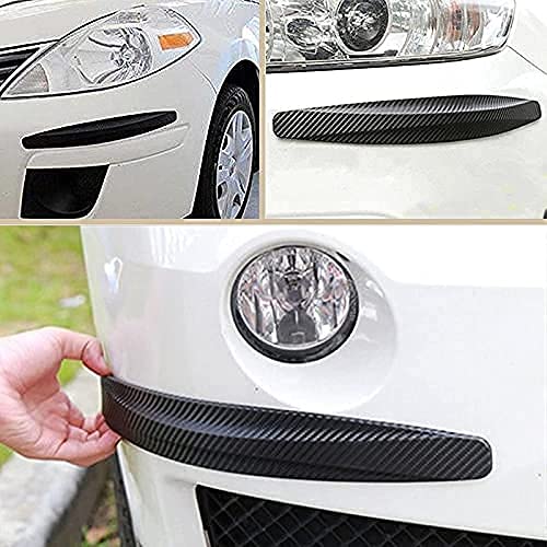 Pair of FIZZI SHOP car bumper guards, 2-piece set, durable protective strips for vehicle bumpers, shown on a car bumper.