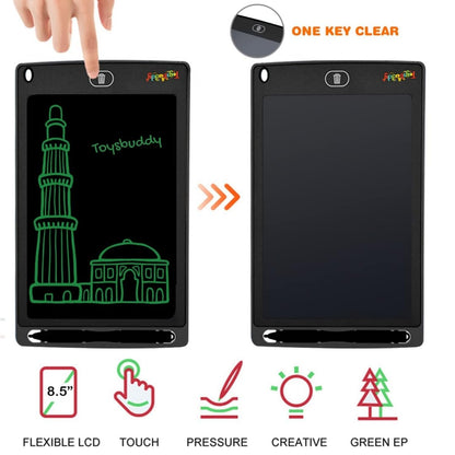 FIZZI SHOP JK SIDHU 8.5-inch electronic LCD writing tablet with stylus for drawing and note-taking.