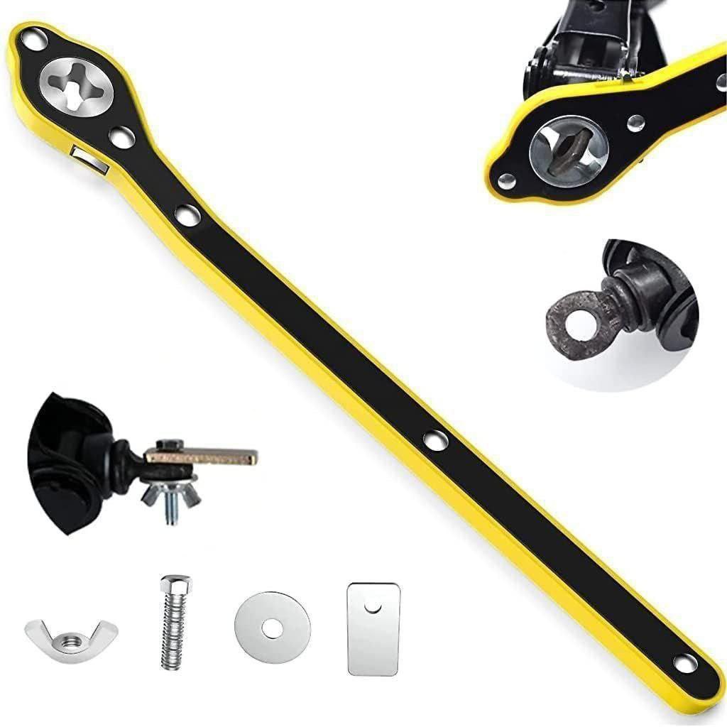 Universal car jack wrench by FIZZI SHOP JK SIDHU, showing a sturdy metal tool designed for vehicle tire changes.