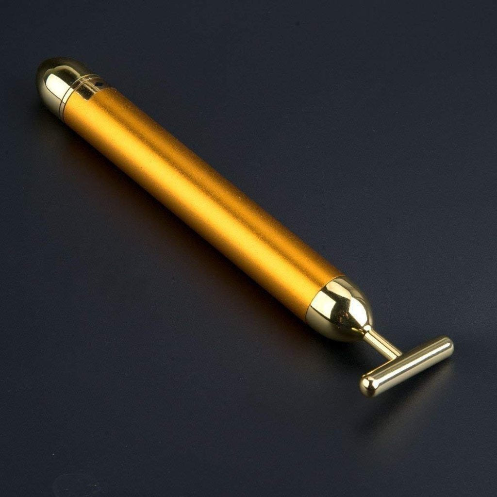 FIZZI SHOP JK SIDHU Energy Beauty Bar with sleek silver handle and compact design for skincare and revitalization.