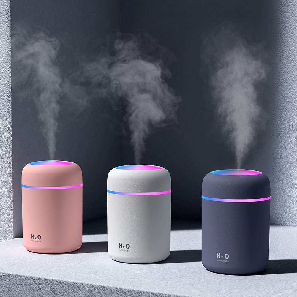 FIZZI SHOP H2O Humidifier with white plastic body and adjustable mist nozzle for home air moisture control