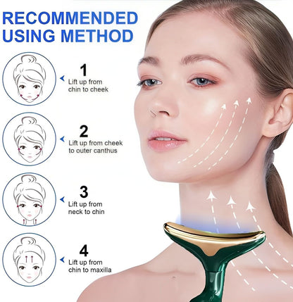 FIZZI SHOP 3-in-1 anti-wrinkles face, neck, and eye massager showing ergonomic design and gentle massage features.
